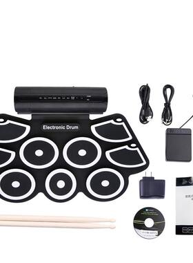 多功能鼓手击鼓儿童敲打鼓架子鼓多用鼓USB鼓音乐乐器MD760