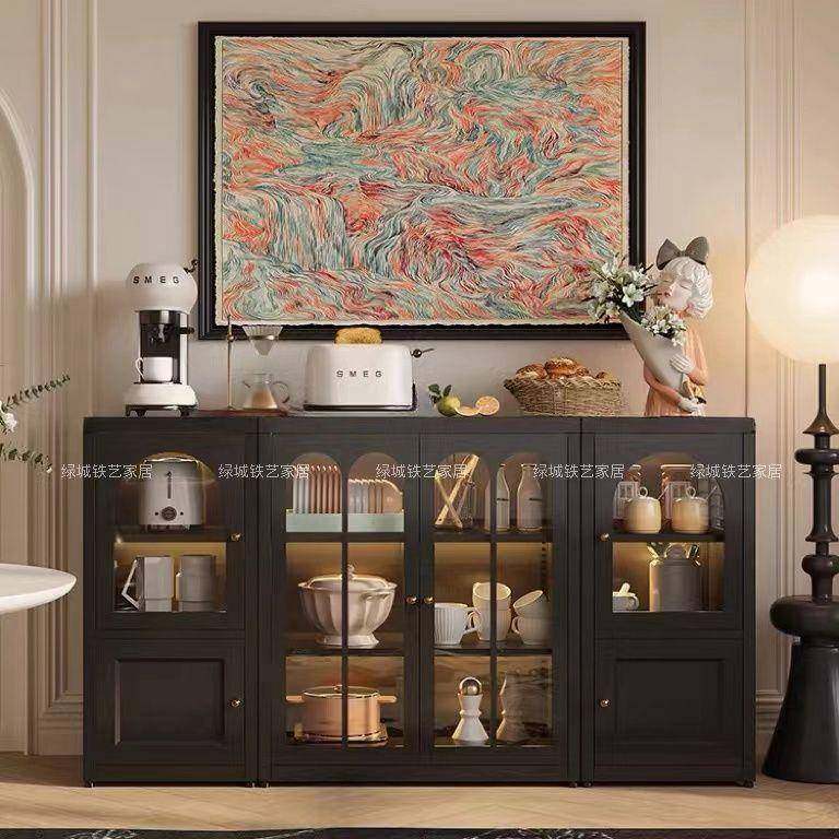 餐边柜碗柜轻奢北欧风客厅落地靠墙储物柜茶水柜奶油风,电子元器件市场,其它元器件,淘宝优惠券,粉丝福利购,淘宝优惠卷