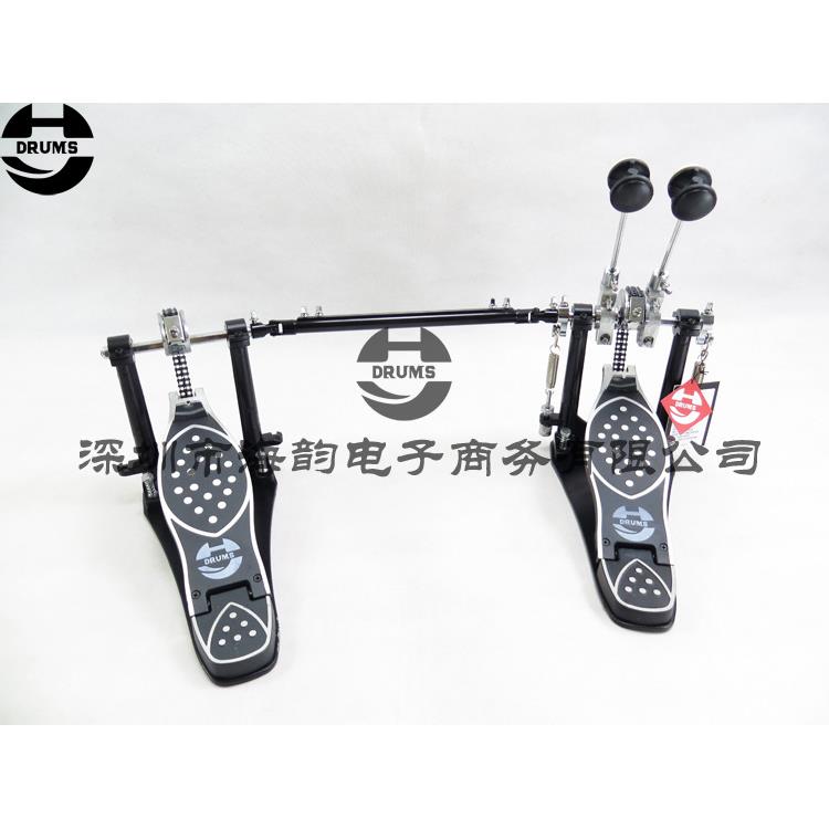 海韵打击乐HYDRUMS架子鼓双链双踩双踩锤双踩槌防滑双踏板DP-001