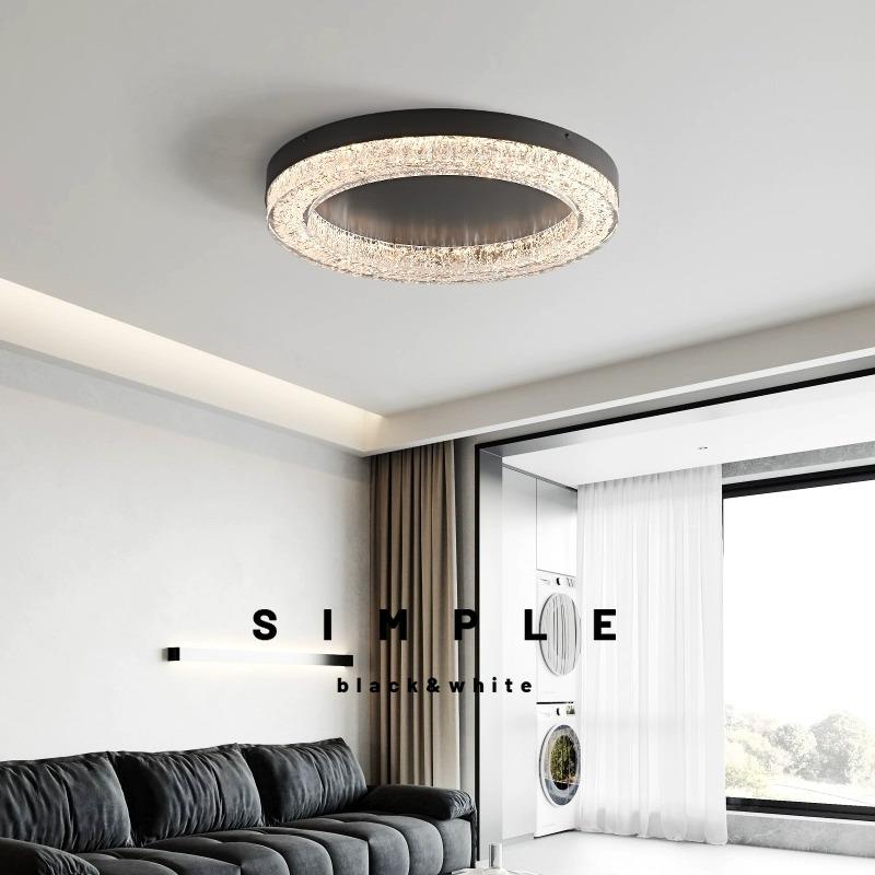 意式极简大气树脂客厅吸顶灯现代简约2025新款家用卧室高级感灯具