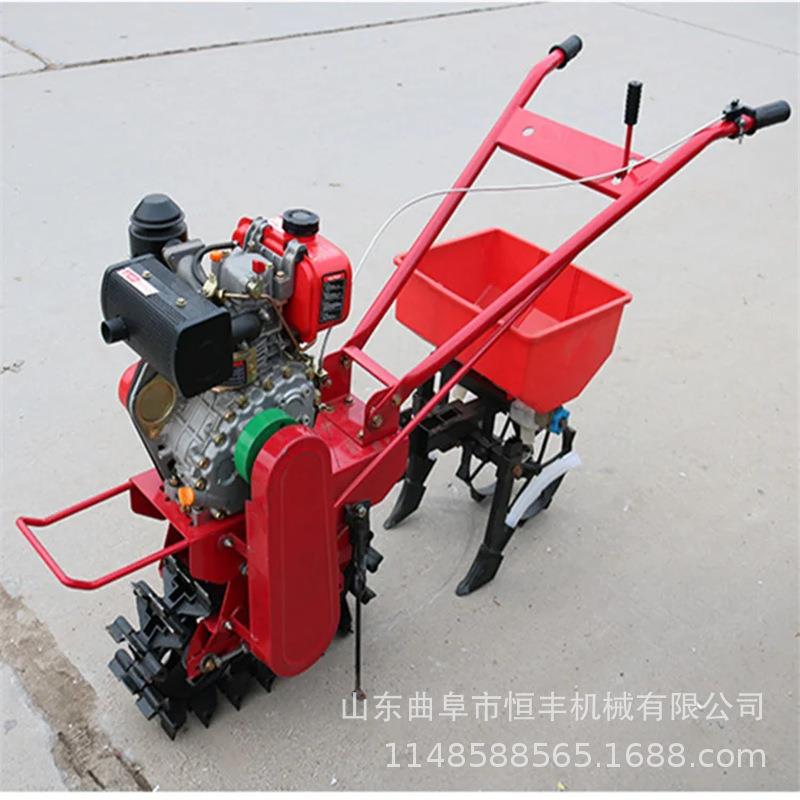 双链轨履带式旋耕机开沟耕地小型家用四驱农用柴油汽油犁地微耕机