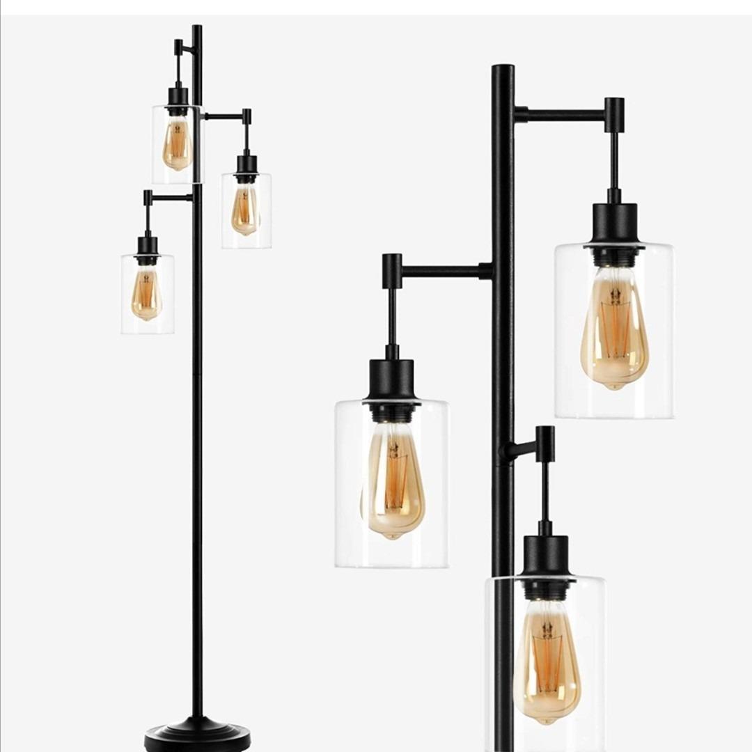 电商智能遥控调光玻璃落地灯