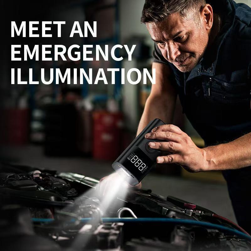 汽车应急启动电源车载充气泵吸吹鼓风一体机新款12V多功能搭电宝