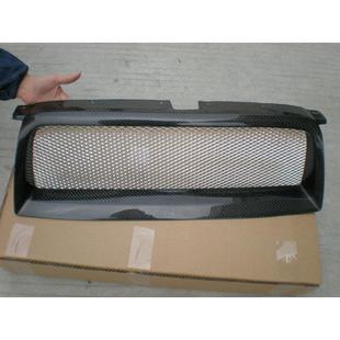 适用于斯巴鲁06 专用进气格栅碳纤维中网水箱鬼面罩 07森林人改装