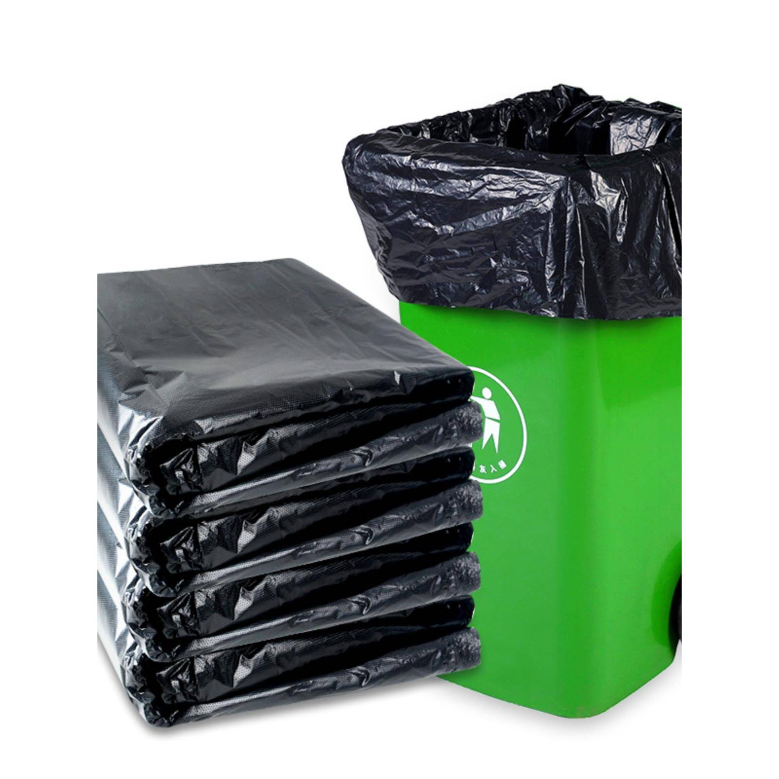 特大垃圾袋大号黑色120×140加厚240l升环卫物业垃圾桶垃圾袋120L