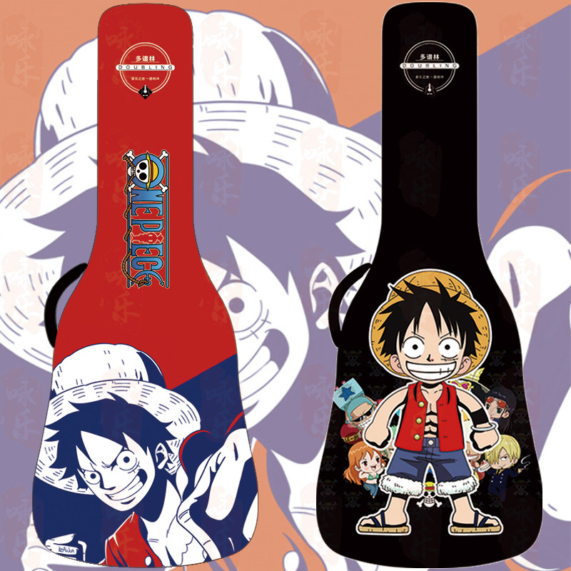 个性涂鸦加厚防水防震吉他双肩背包男女民谣4041寸吉他袋男女琴包