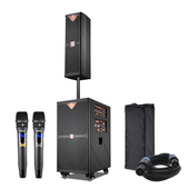曼龙专业舞台音响大功率户外演出套装 智能重低音炮演唱会婚庆音箱