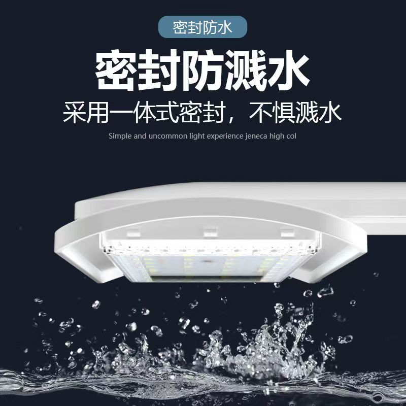 鱼缸灯LED灯节能照明水族箱防溅水草缸灯超亮小型造景旋转小夹灯