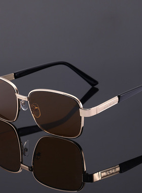 护目开车防风电焊太阳眼镜男水晶平光透明墨镜个性司机茶色石头镜