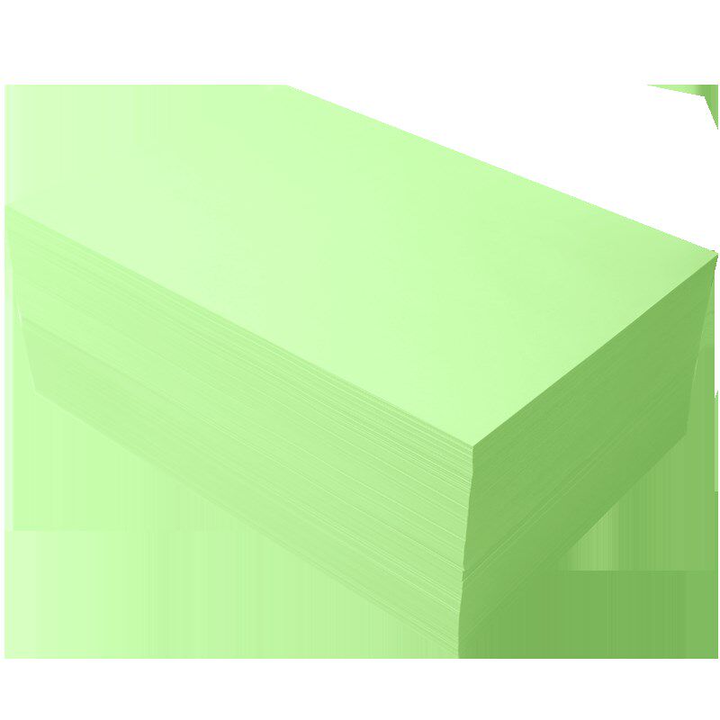 绿色a4打印纸 浅绿色70g 80g彩色复印纸A5办公用品彩纸a四整箱彩
