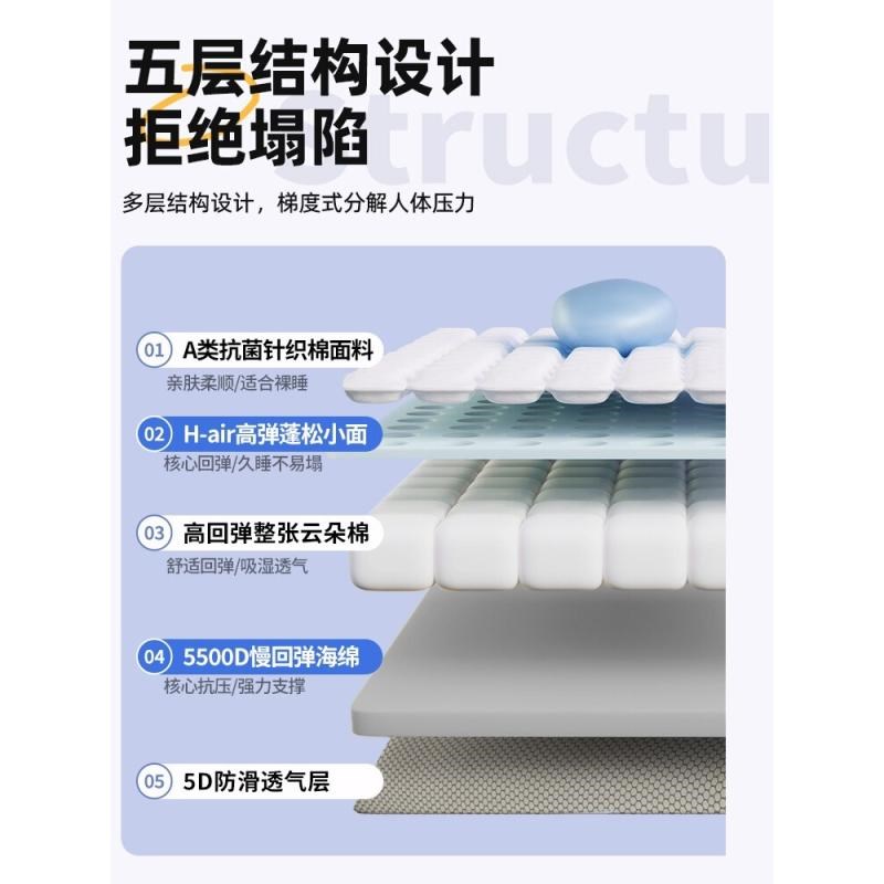 乳胶床垫学生宿舍软垫家用卧室榻榻米垫租房海绵垫睡垫折叠yx