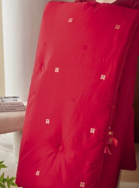 高端大红色结婚被子喜被A类纯棉被芯婚庆春秋被陪嫁冬被加厚保暖