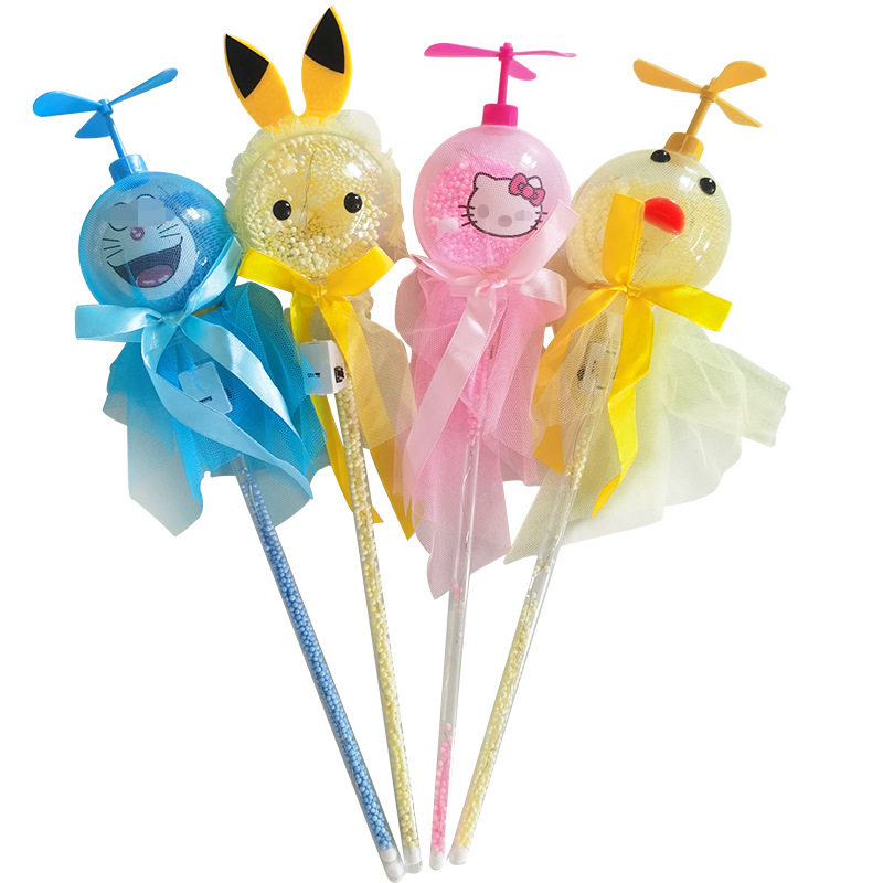 儿童发光星空球魔法棒波波球闪光仙女棒摆摊玩具地推魔法棒礼品