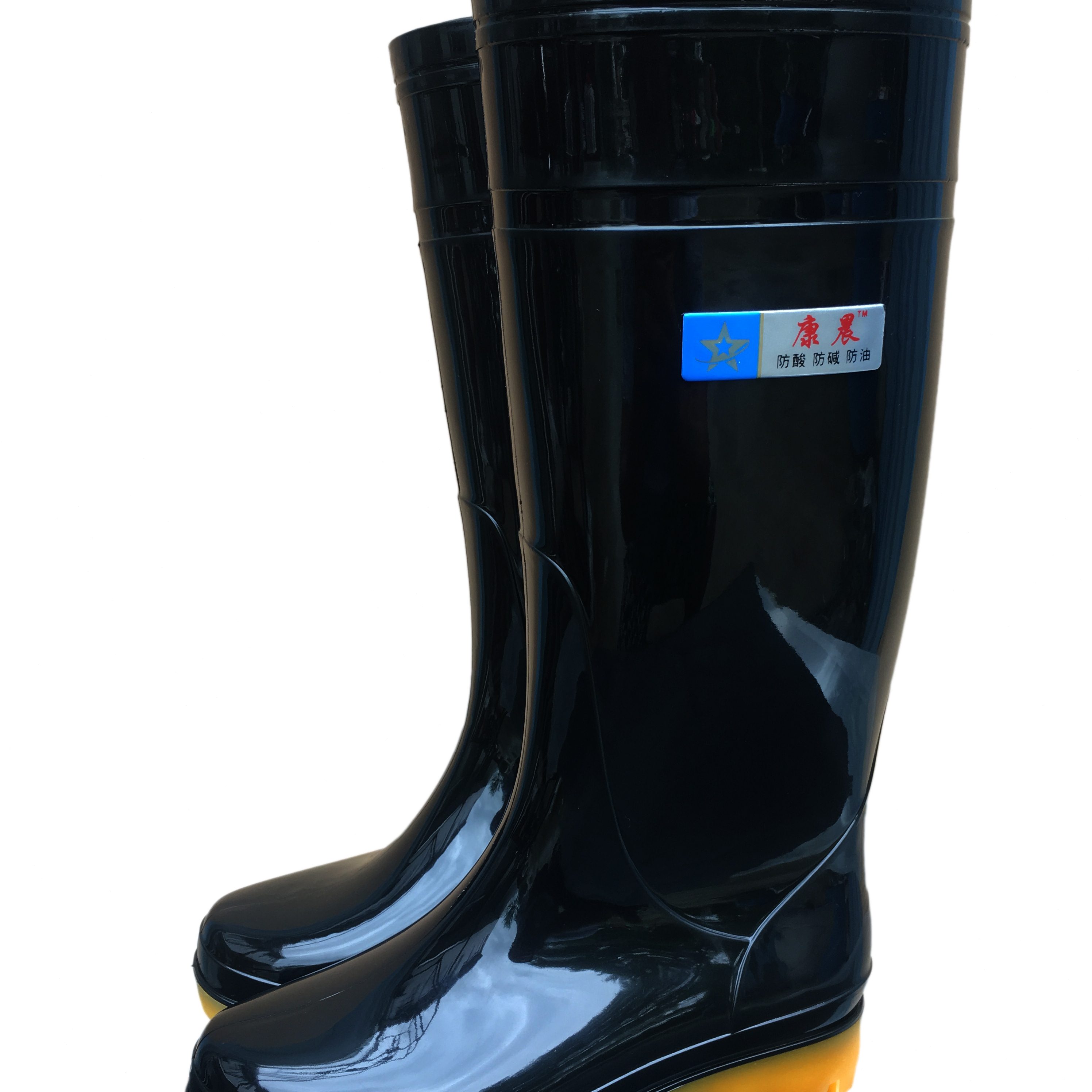 劳保雨鞋加厚特大码码46防滑48码材码牛筋底雨靴49质50码耐磨男士