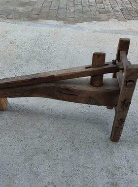 饸复古摆件挂面农家床老式机机压面条压农耕饹民俗老物件院饰品