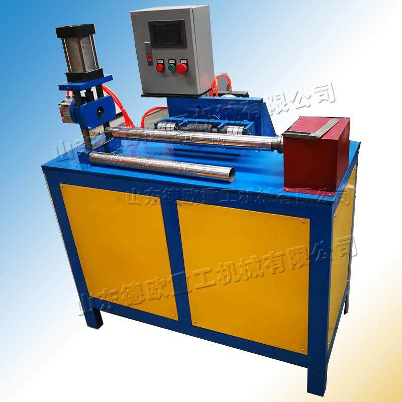 圆管竹节压痕机全自动气动桌椅凳脚压花机不锈钢花纹管制作设备