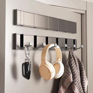 家用隐形挂钩进门玄关免打孔门后衣服挂衣架墙上壁挂入户门挂衣钩