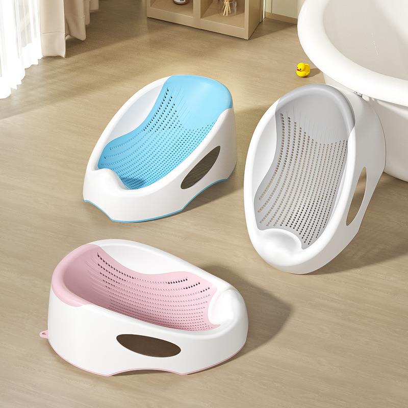 婴儿洗澡架宝宝浴架新生儿浴床浴盆洗澡网兜洗澡盆支架沐浴架