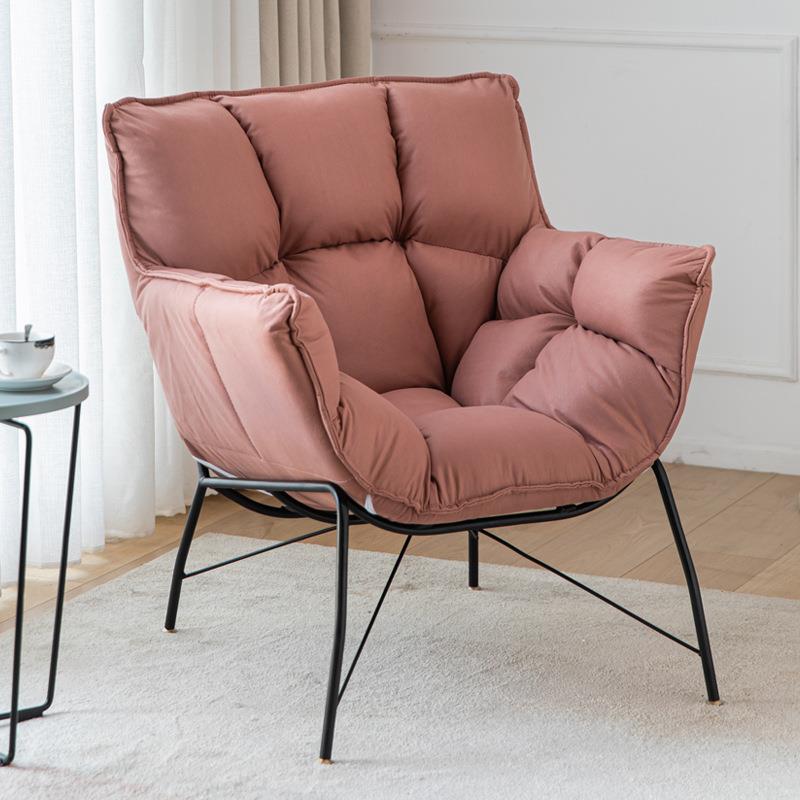 北欧单人沙发椅轻奢懒人休闲椅设计师客厅家用简约阳台靠背老虎椅