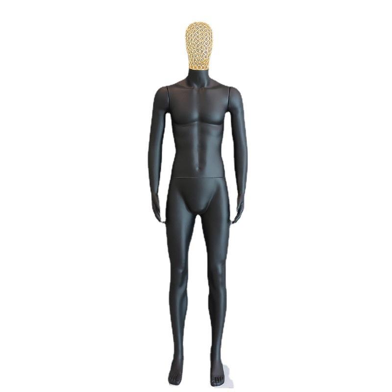 男装店展示架橱窗服装人体假人台立体男模特架子男全身模特道具