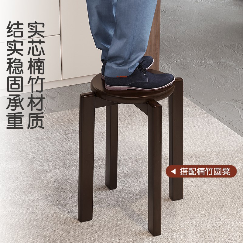 可折叠桌家用便携式桌椅多功能简易餐桌小饭桌阳台休闲小茶桌楠竹