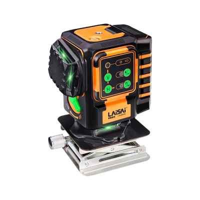 莱赛水平仪绿光高精度强光细线莱塞激光12平水仪红外线十二线贴砖