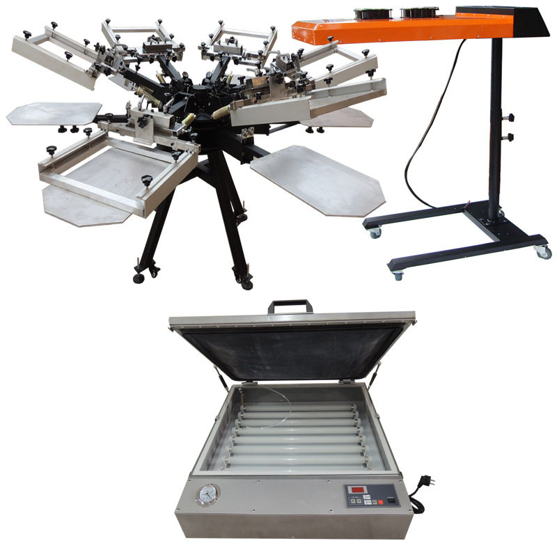 厂家直销 手动6色t恤服饰布料丝印机 丝网印花机 丝网印机器 多色,纺织面料/辅料/配套,其他纺织机械,淘宝优惠券,粉丝福利购,淘宝优惠卷