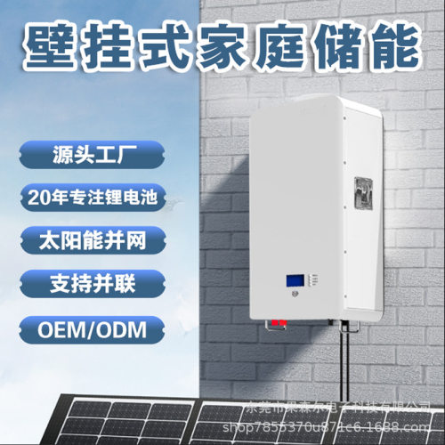 51.2V100Ah200Ah314Ah家用太阳能光伏储能磷酸铁锂应急电源大容量