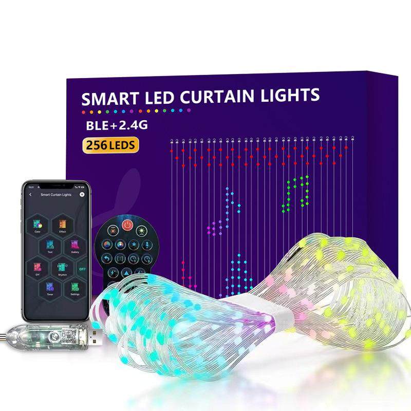 人气智能APP控制USB供电皮线灯RGB幻彩窗帘灯串串灯LED氛围灯彩灯,金属材料及制品,金属加工件/五金加工件,淘宝优惠券,粉丝福利购,淘宝优惠卷