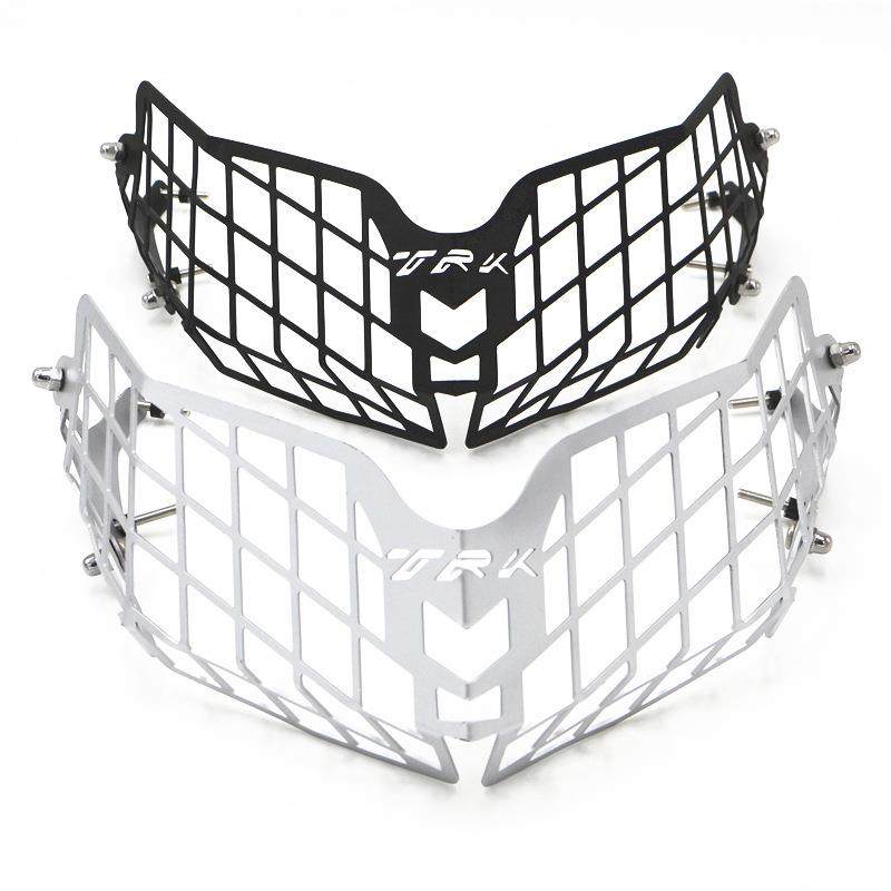 适用于贝纳利500TRK502X金鹏502改装大灯罩大灯保护架护网配件