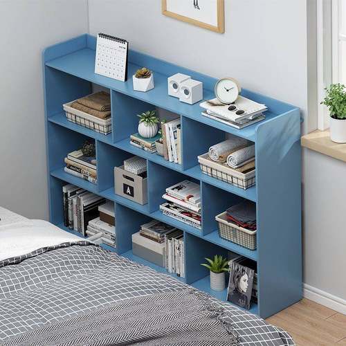 卧室床头床边床尾靠墙窄置物架侧边缝夹缝柜沙发后缝隙横长条柜子