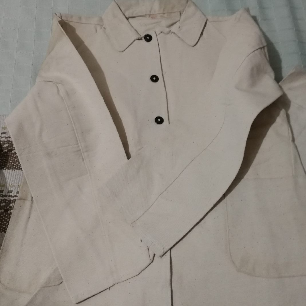 铁服年代鞍帆布戏服电焊工作服纯棉演加厚钢炼070动8套装男白服劳
