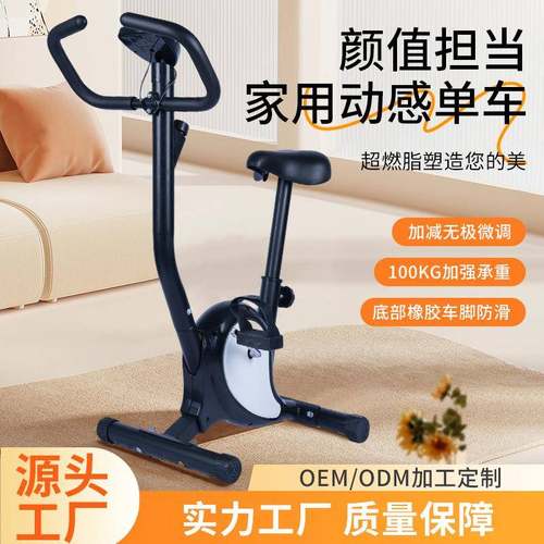 织带车新款健身车外贸家用办公室脚踏车动感单车自行车健身磁控车