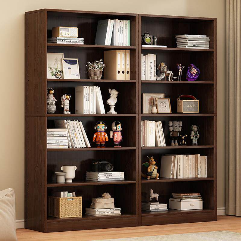 落地书柜书架置物架家用客厅展示柜简易多层陈列柜自由组合立窄柜