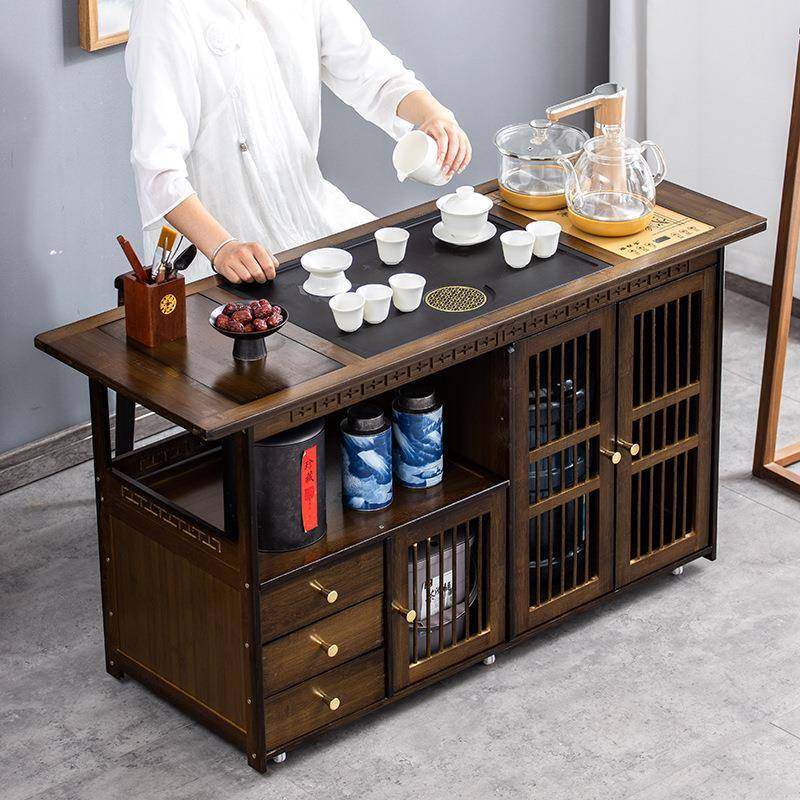移动茶桌家用小茶台边柜茶车实木阳台泡茶几烧水壶一体煮茶水柜子,橡塑材料及制品,亚克力管/有机玻璃管,淘宝优惠券,粉丝福利购,淘宝优惠卷