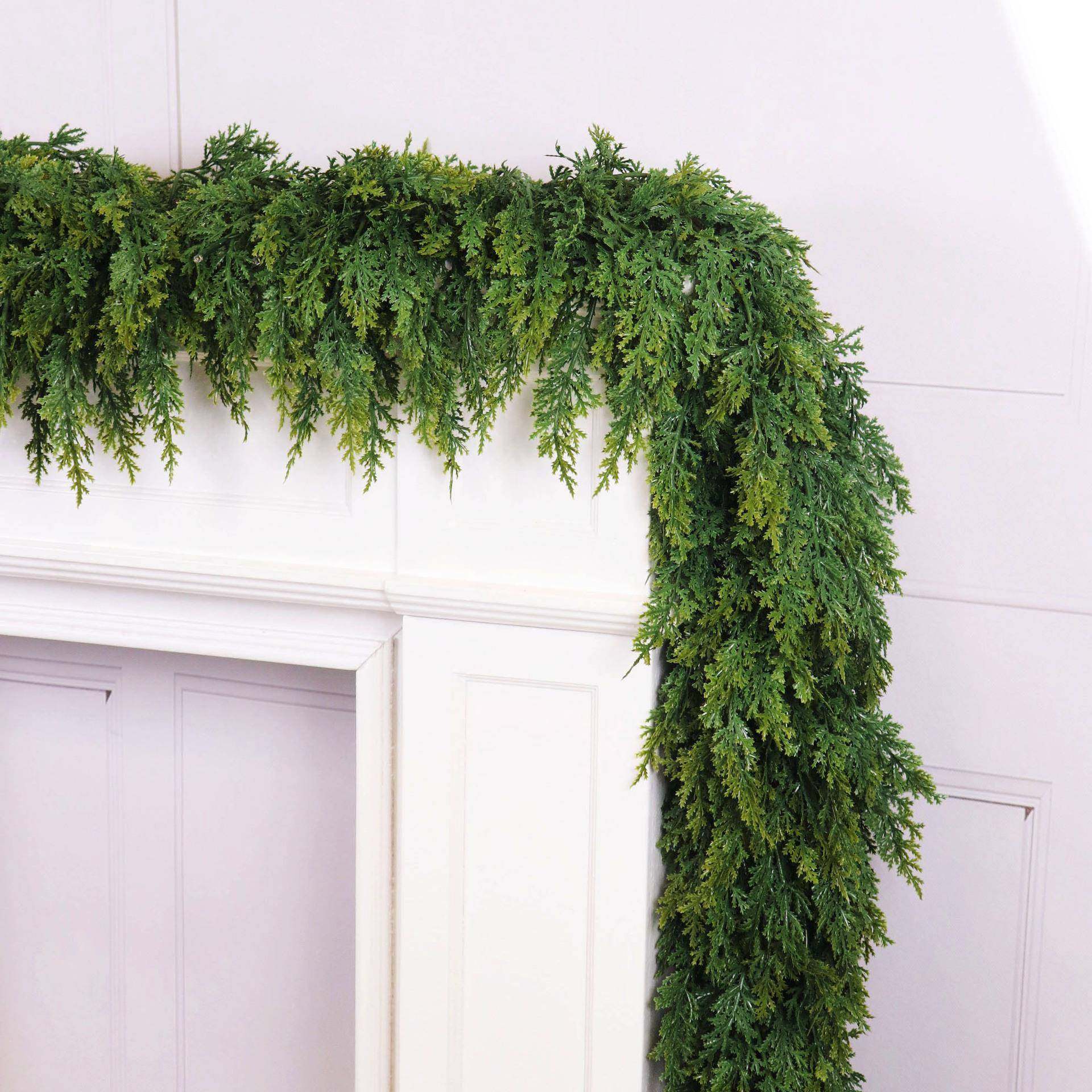 1.8米2.7米人造仿真高级感全PE手感软胶圣诞藤条带灯松柏叶,橡塑材料及制品,亚克力管/有机玻璃管,淘宝优惠券,粉丝福利购,淘宝优惠卷