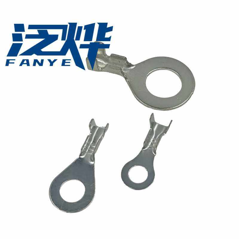 圆形铜接线冷压裸端子圆型接地片全系列线鼻子端头线耳铜线鼻黄铜,五金/工具,接线柱,淘宝优惠券,粉丝福利购,淘宝优惠卷