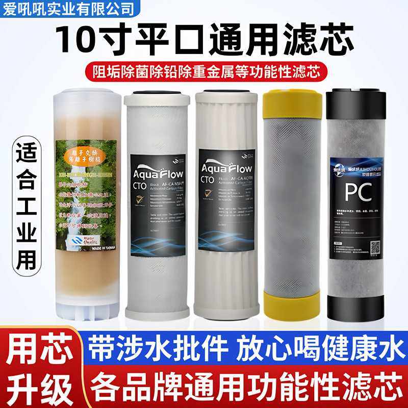 净水器10寸前置树脂碳纤维阻垢除铅菌重金属复合滤芯配件净水机,家装主材,过滤器/净水器,淘宝优惠券,粉丝福利购,淘宝优惠卷