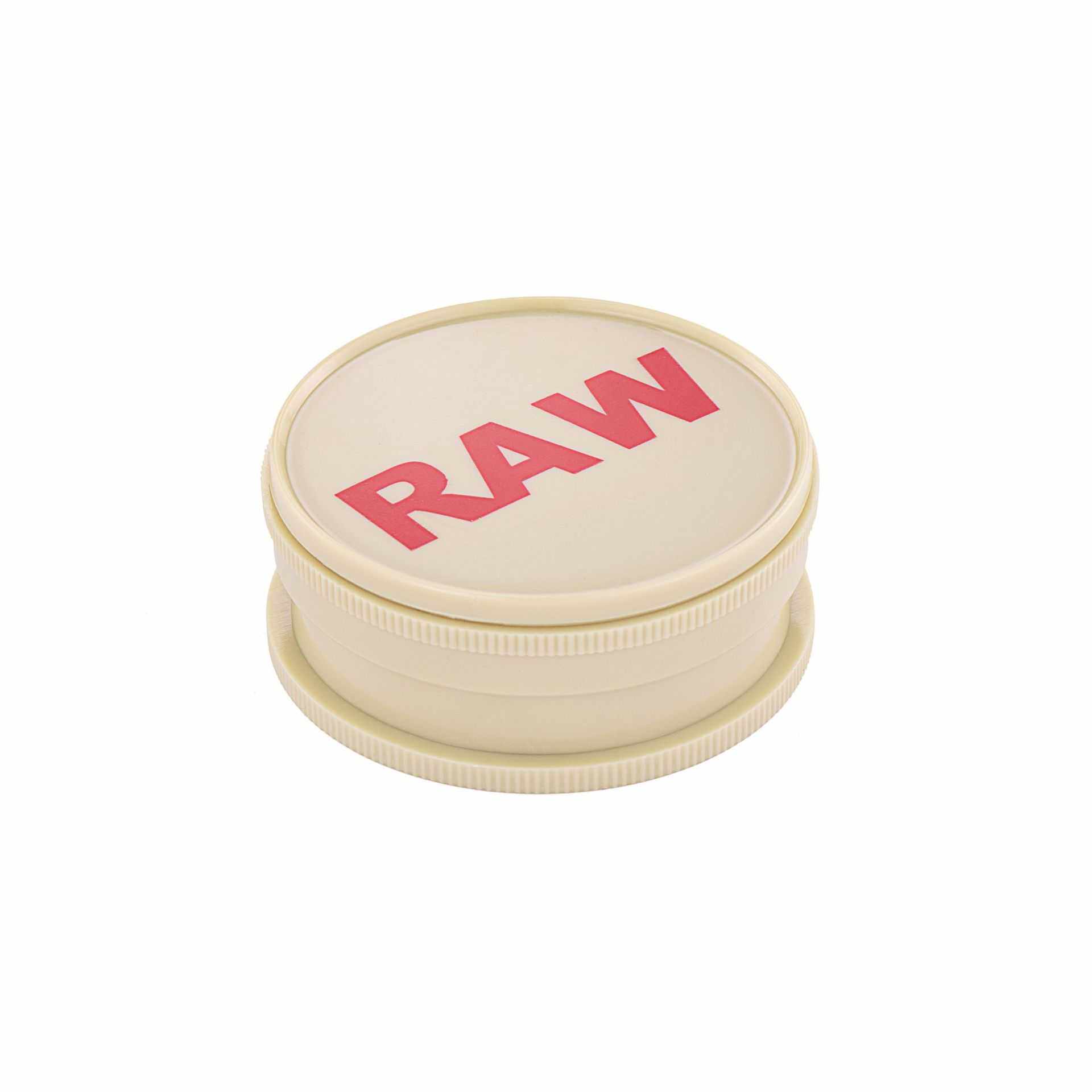 RAW塑料磨烟器 60mm磁铁磨研器便携式碎烟器研磨器装