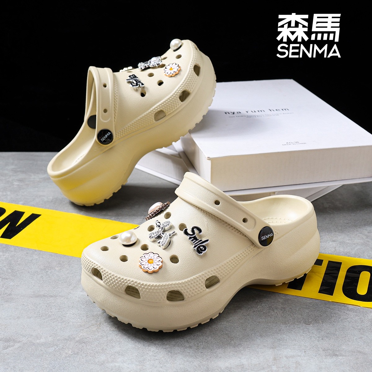 森马儿童洞洞鞋女童凉拖鞋防滑软底新款2026夏季外穿户外女孩宝宝