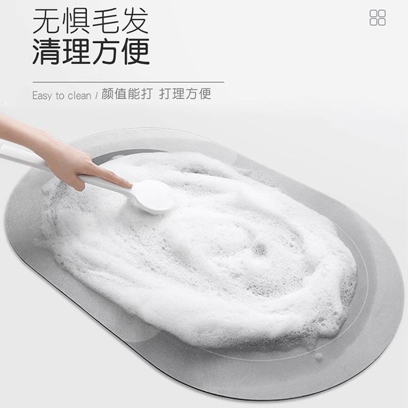 德国厨房地垫2024新款防滑防油可擦免洗长条脚垫家用硅藻泥吸水垫