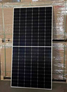 LONGI隆基450w550W双玻正A级光伏板太阳能电池板光能发电板单晶硅