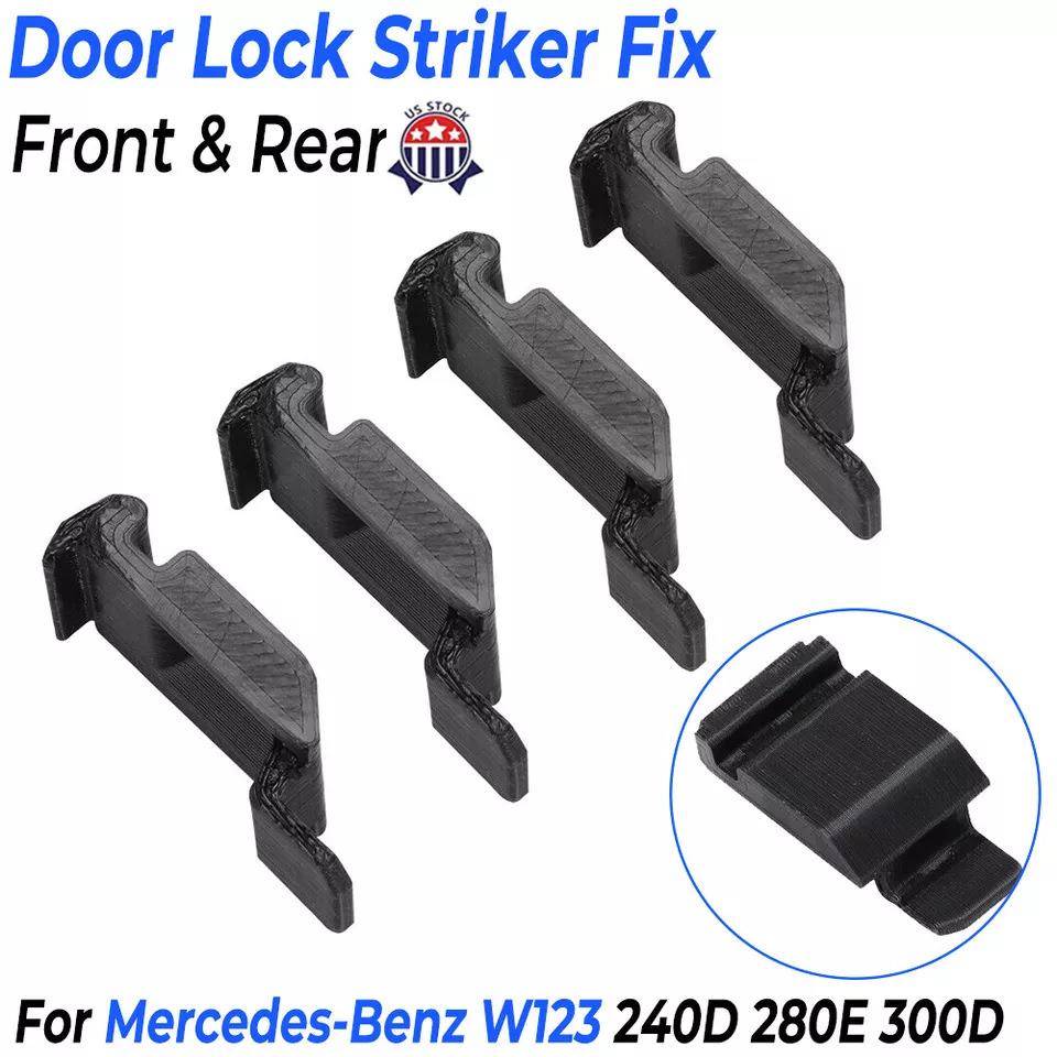 适用梅赛德斯门锁前锋橡胶固定件4件（W123W126240D280E300D