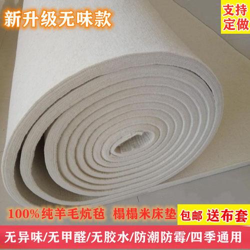 加厚防潮垫床垫榻榻米炕垫子电毡卧室家用床热子定做炕上毡子
