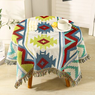 现简约户外露营餐桌布铺蛋卷桌家用茶几布防尘盖布铺床头