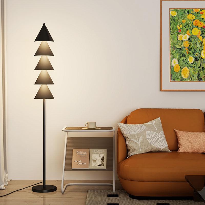 新款圣诞树落地灯客厅沙发创意卡通装饰卧室床头LED小台灯