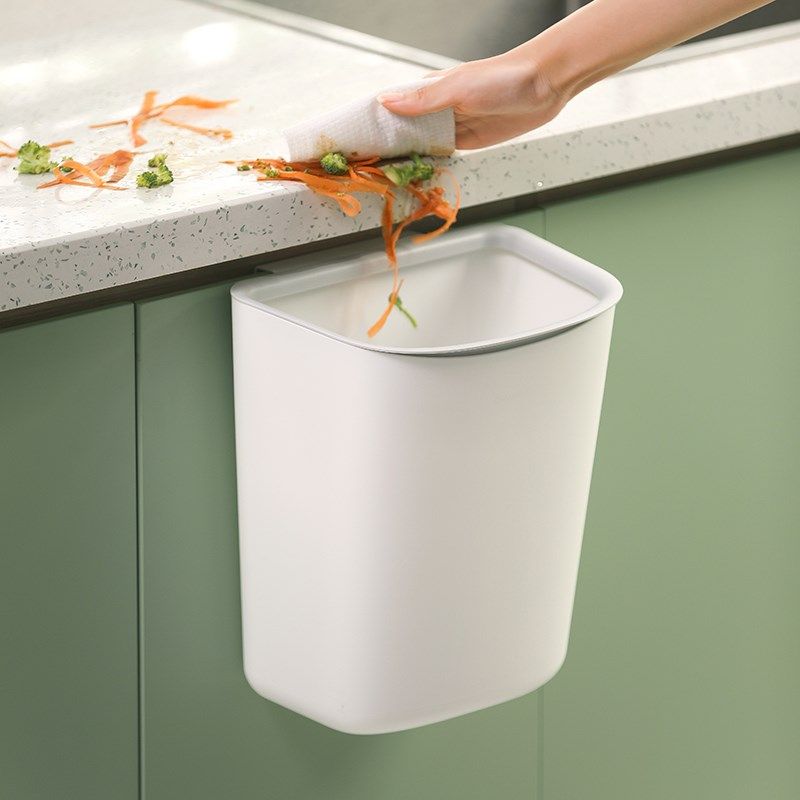 厨房垃圾桶挂式家用厨余分类门壁挂卫生间厕所收纳纸篓子,家庭/个人清洁工具,垃圾桶,淘宝优惠券,粉丝福利购,淘宝优惠卷