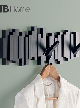 ubra创意门后衣帽装饰进门玄关浴室收纳墙壁挂架挂