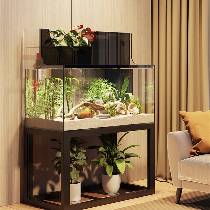 家用中小型客厅上滤自循环立式落地式桌面生态景观玻璃龟鱼缸,宠物/宠物食品及用品,底柜/落地缸,淘宝优惠券,粉丝福利购,淘宝优惠卷
