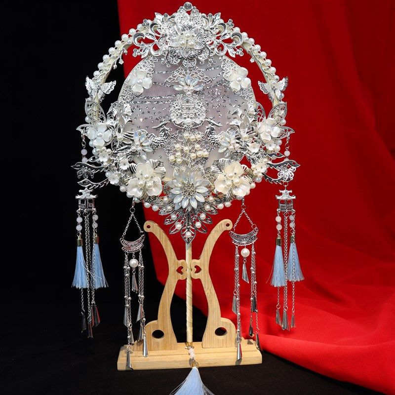 中式婚礼明制手捧花红色出嫁接亲秀禾扇新娘双面喜扇结婚y团扇,家居饰品,工艺扇/团扇/喜扇/折扇,淘宝优惠券,粉丝福利购,淘宝优惠卷